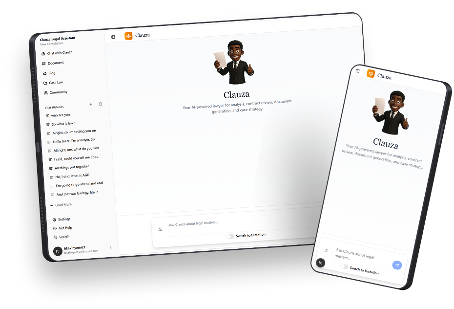 AI powered legal consultation demo